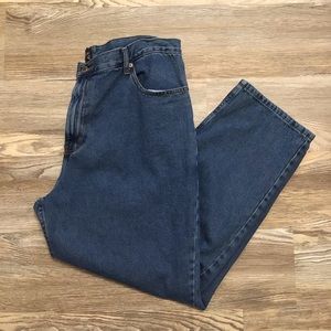 Architect Relaxed Fit Cotton Jeans Medium Rinse Tapered Leg 42x30